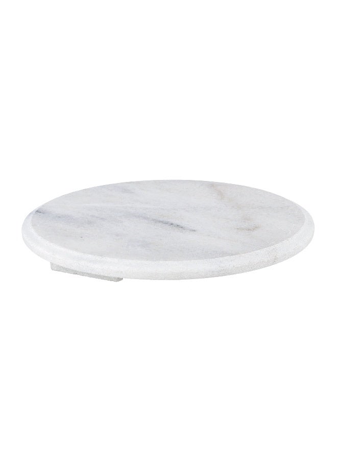 Marble Chapati Table 100% Eco Natural Marble White Made In India