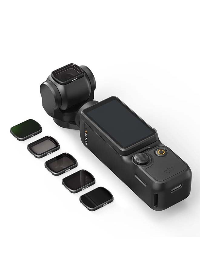 aMagisn Premium Filters and Protective Lens for DJI Osmo Pocket 3 - Essential Accessories for Action Cameras (ND16/64/256 + CPL)