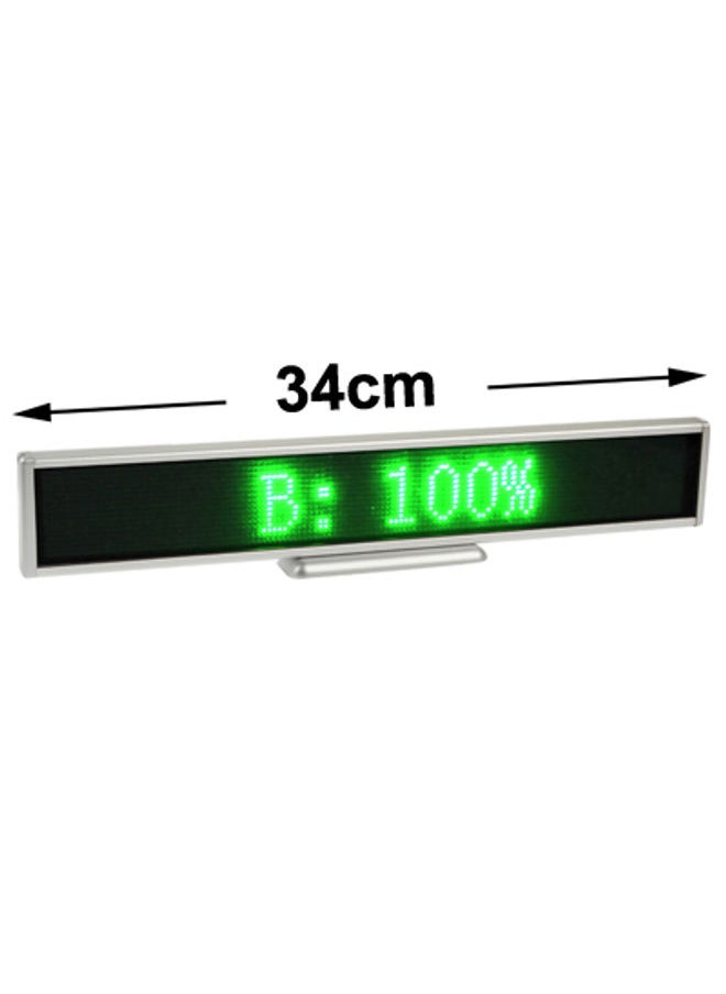 Programmable LED Moving Scrolling Message Display Sign Indoor Board, Display Resolution: 128 x 16 Pixels, Length: 41cm