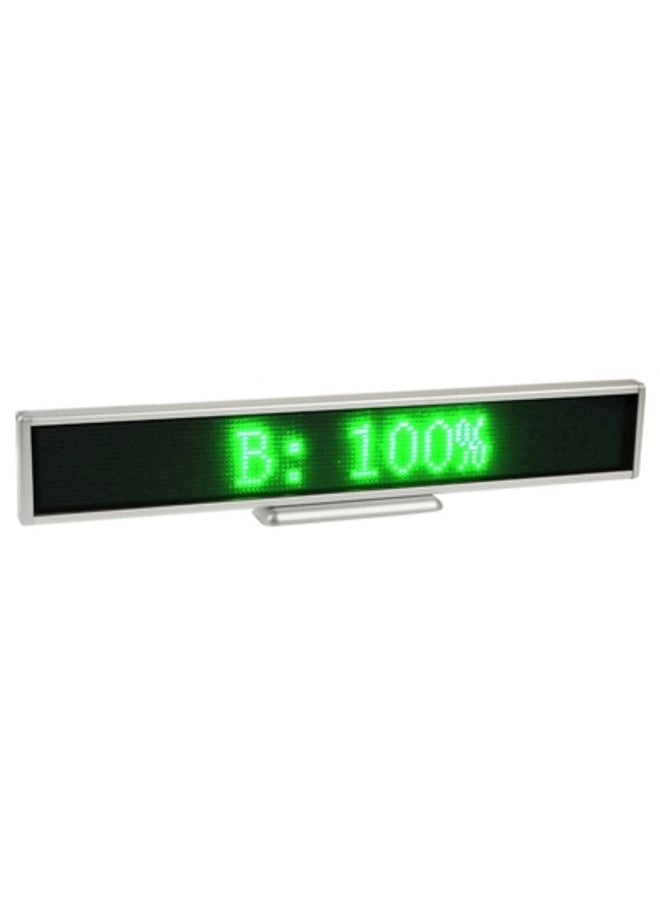 Programmable LED Moving Scrolling Message Display Sign Indoor Board, Display Resolution: 128 x 16 Pixels, Length: 41cm