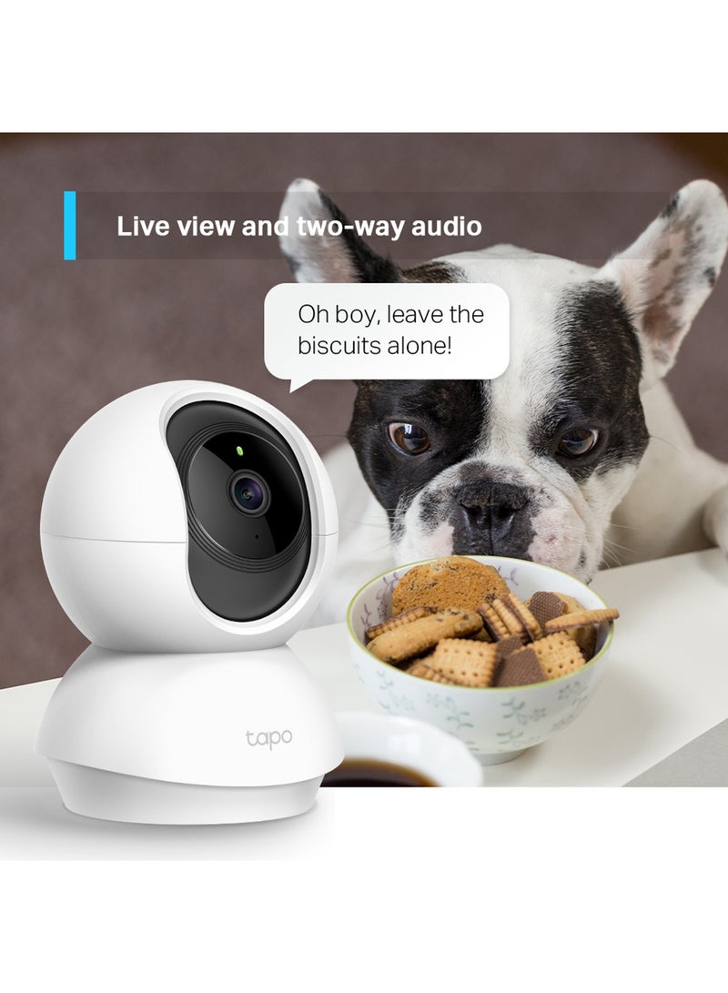 Tapo C210,  Wifi Camera, 2K 3MP Pet Camera Indoor Camera for Security, Wireless 360° for Baby Monitor, CCTV, Smart Motion Detection & Tracking, Night Vision, Works with Alexa & Google Home