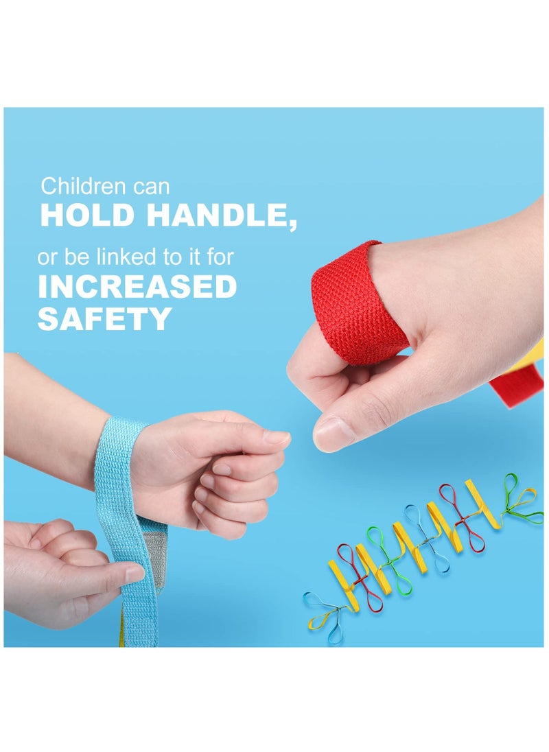 Toddler Walking Rope, Preschool Walking Rope with Handles Children Safety Walking Rope Preschool Walk in Line Ropes Fits up to 12 Children 2 Teachers for Toddlers Kids Daycare Preschool Walk Guides