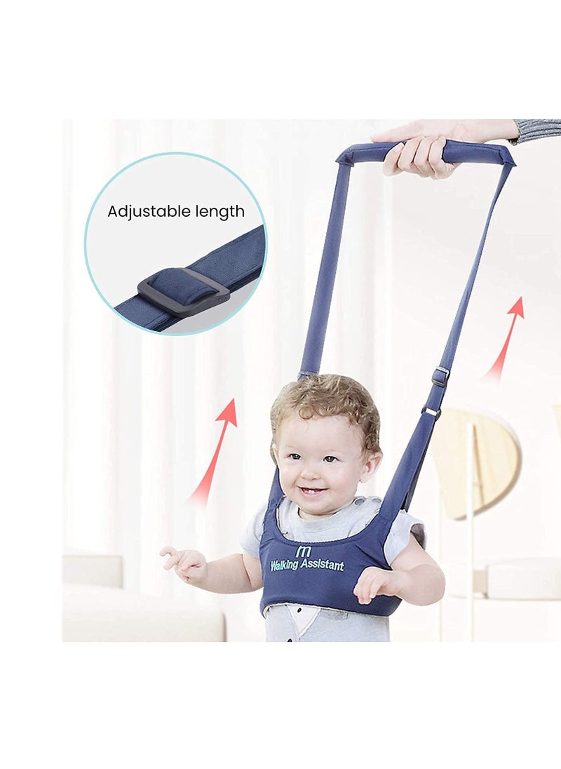 Baby Walker Toddler Walking Harness, Adjustable Baby Walking Wings Learn to Walk Assistant Baby Walker Protective Belt, Safe Standing Walk Tool-Help Baby Keep Balance Walk(Navy Blue)