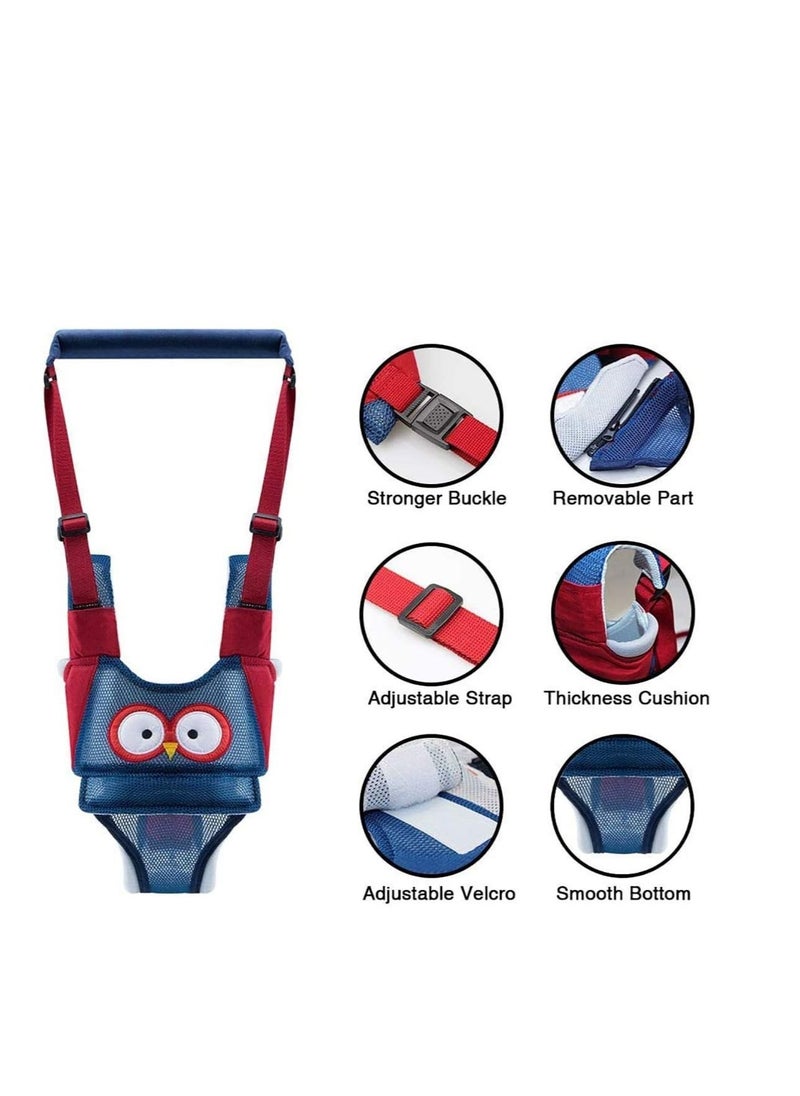 Baby Walking Harness Adjustable Handheld Baby Walking Assistant Safe Stand and Walk Learning Helper Multi Function Detachable Breathable Walker for 8-24 Month Baby