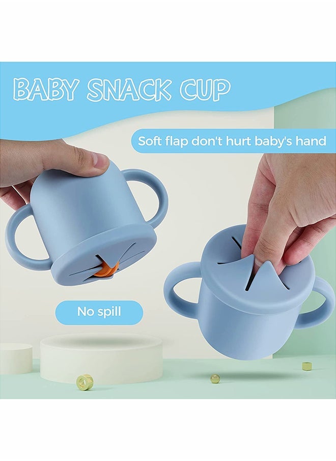 2 In 1 Toddlers Sippy Cup And Snack Container