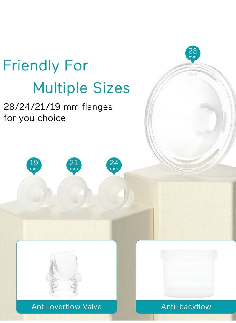 P10 Hands-Free Breast Pump Wearable, Low Noise, 4 Modes & 9 Levels, Electric Breast Pump Portable, Smart Display