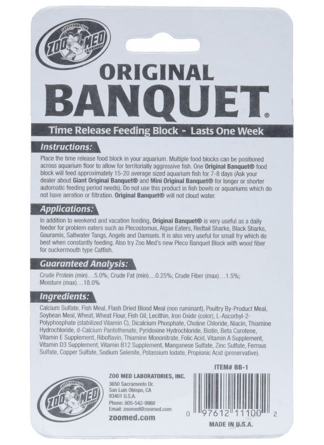 Zoo Med Original Banquet Feeding Block, 0.45-Ounce