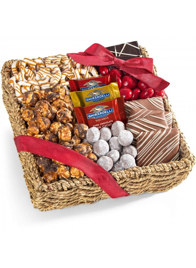 A Gift Inside Chocolate, Nuts And Crunch Gift Basket