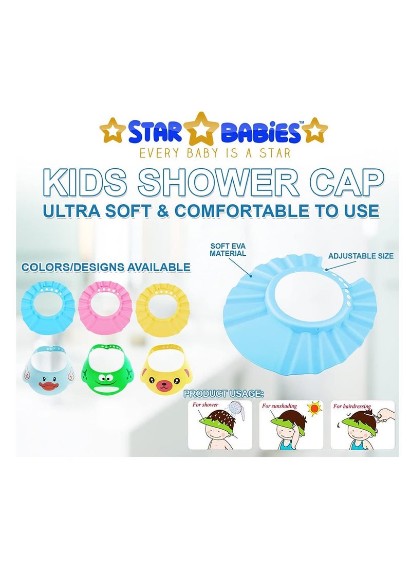 Sunbaby Buy 1 Get 1 (Splash bath tub with kids shower cap - White/Green