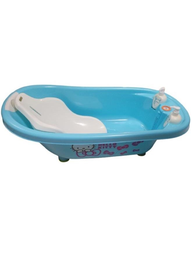 Hello Kitty Baby Bathtub Thickened Temperature-sensitive Adjustable Length Plastic Bucket 0-3 years Old Baby Bathtub