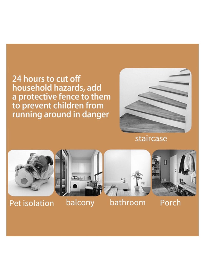 Stairway Automatic Retractable Gate Fences Children's Fences Pet Fences Protective Fences Baby Safety Gates Protective Gates