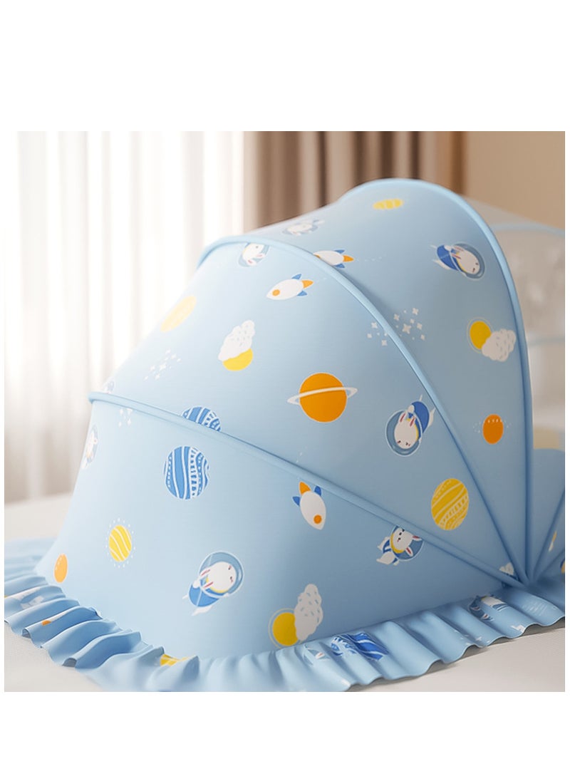 Cute Baby Mosquito Net,Foldable Universal Cot Baby Mosquito Shield,Essential Mosquito Net for Slumber Ideal Mosquiteros para Cunas de Bebes