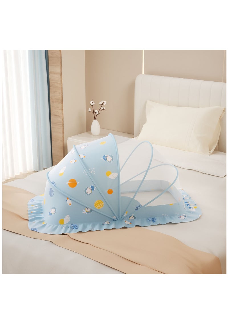 Cute Baby Mosquito Net,Foldable Universal Cot Baby Mosquito Shield,Essential Mosquito Net for Slumber Ideal Mosquiteros para Cunas de Bebes