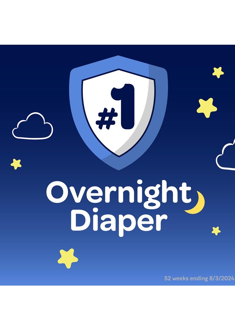 Huggies Size 4 Overnites Baby Diapers: Overnight Diapers, Size 4 (22-37 lbs), 52 Ct