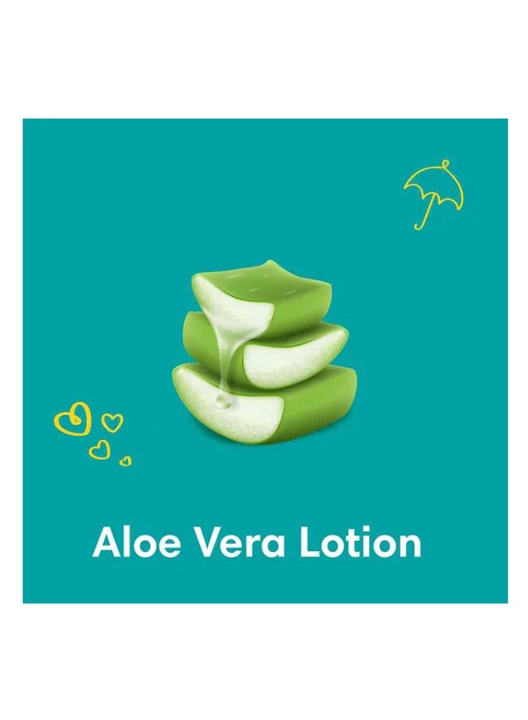 Baby-Dry Taped Diapers with Aloe Vera Lotion, Leakage Protection, Size 4, 9-14kg, 240 Count