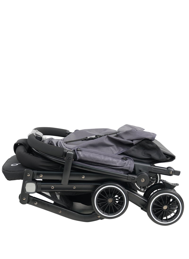 Baby stroller, can be sat or laid down, lightweight, foldable, high landscape, newborn baby and child stroller.