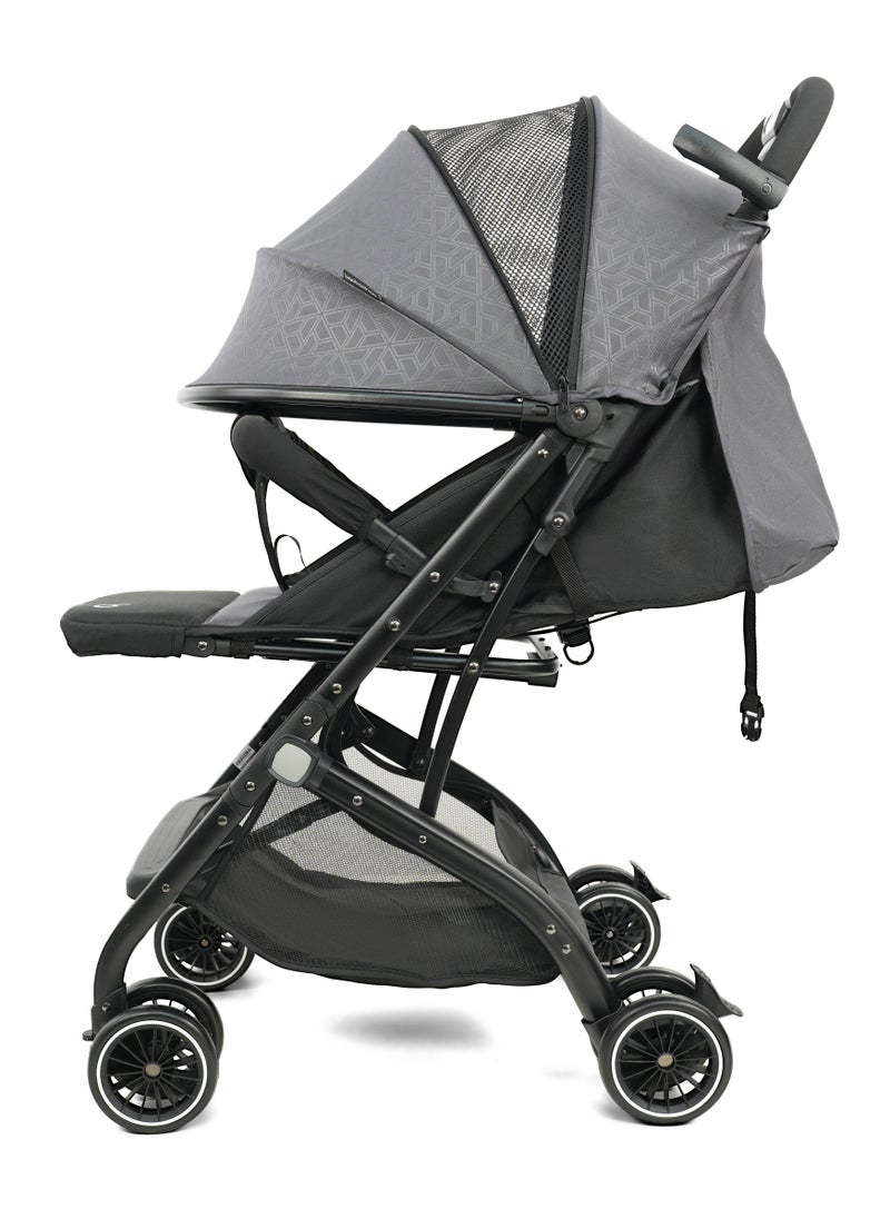 Baby stroller, can be sat or laid down, lightweight, foldable, high landscape, newborn baby and child stroller.