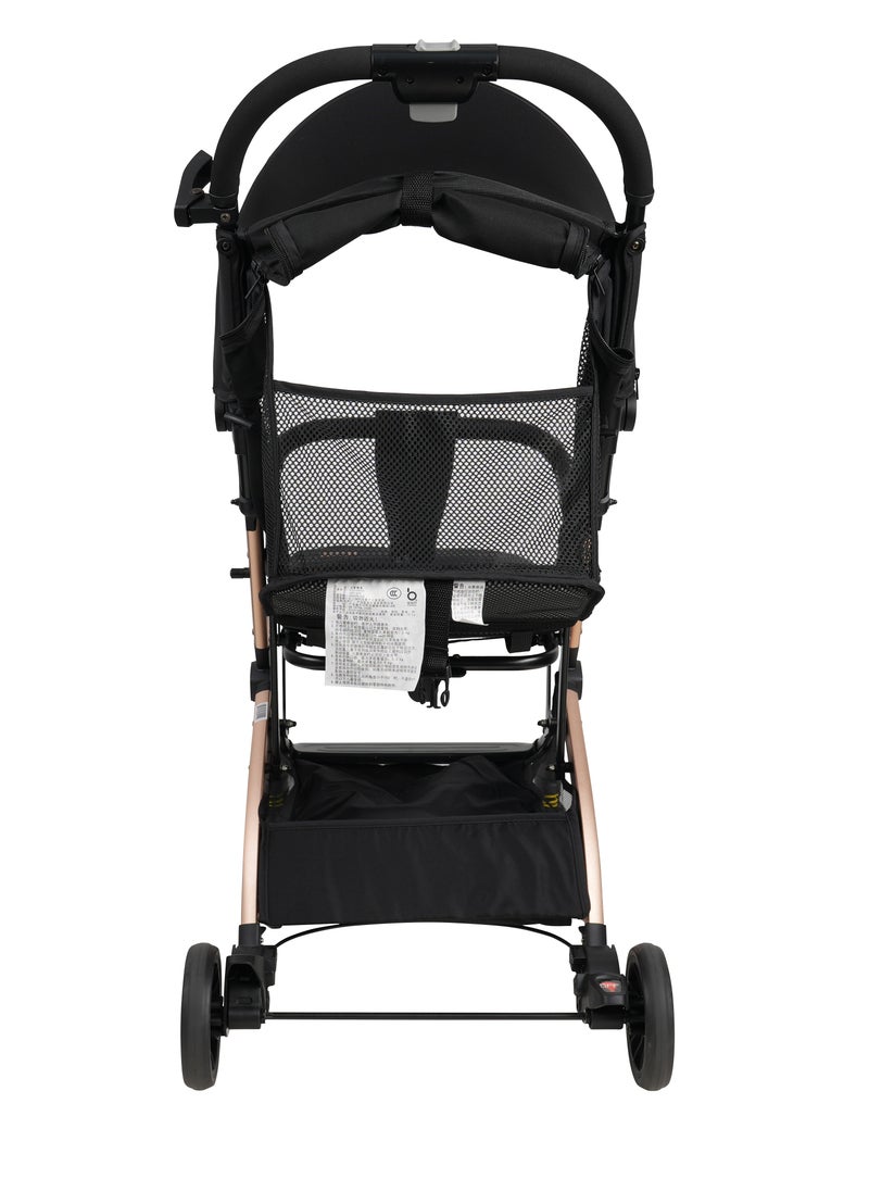 Aluminum alloy frame stroller can be used for sitting and lying down. It can be folded with one key for newborns aged 0-3. Baby stroller.