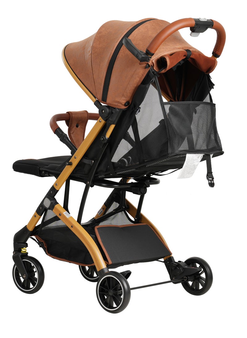 Baby stroller, can be sat or laid down, lightweight, foldable, high landscape, newborn baby and child stroller.