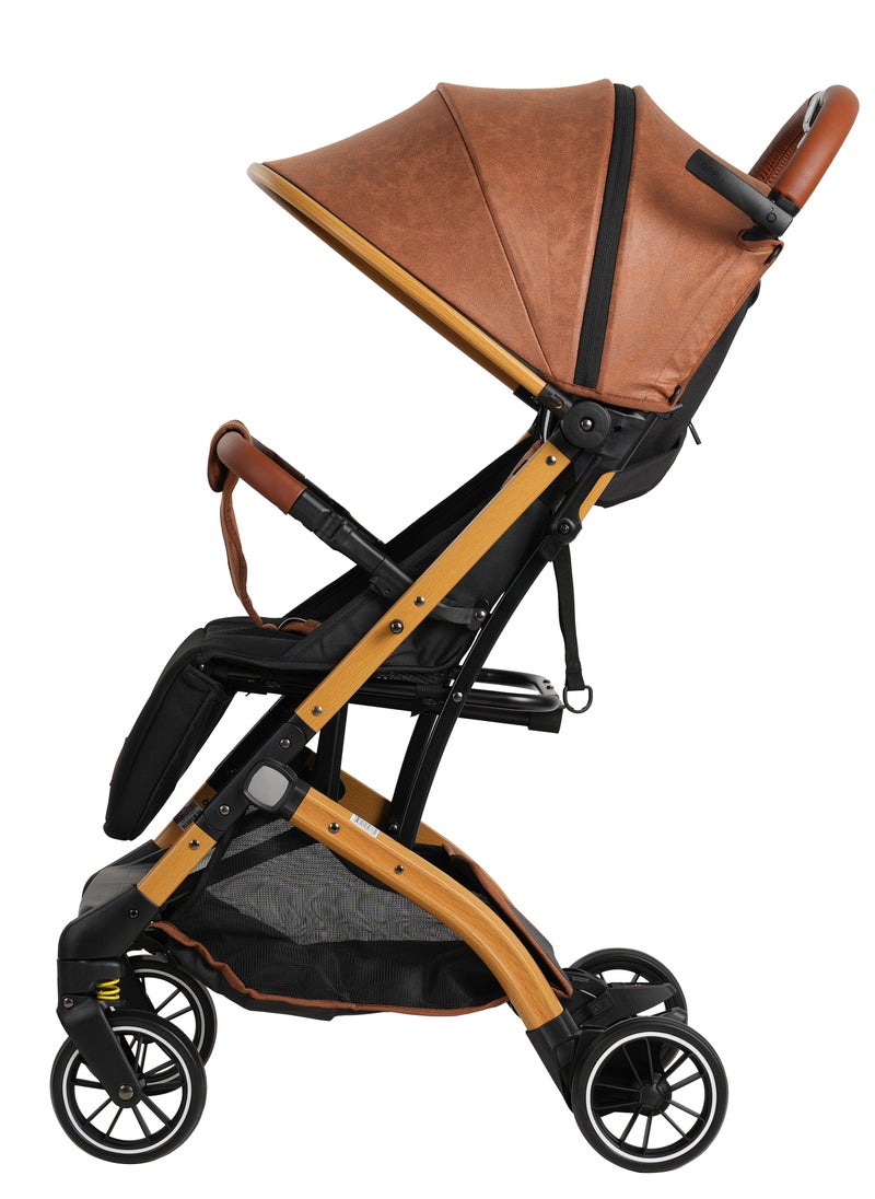 Baby stroller, can be sat or laid down, lightweight, foldable, high landscape, newborn baby and child stroller.