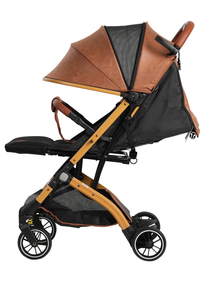 Baby stroller, can be sat or laid down, lightweight, foldable, high landscape, newborn baby and child stroller.