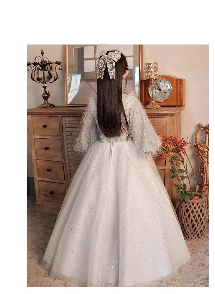 Children's Evening Dress, High-End Birthday Princess Dress