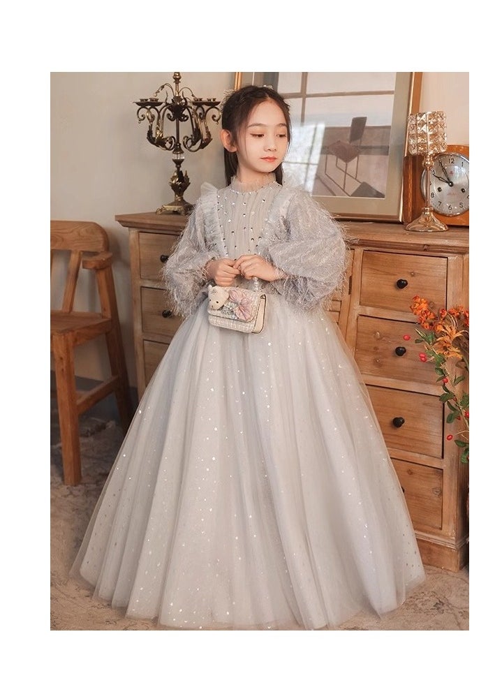 Children's Evening Dress, High-End Birthday Princess Dress