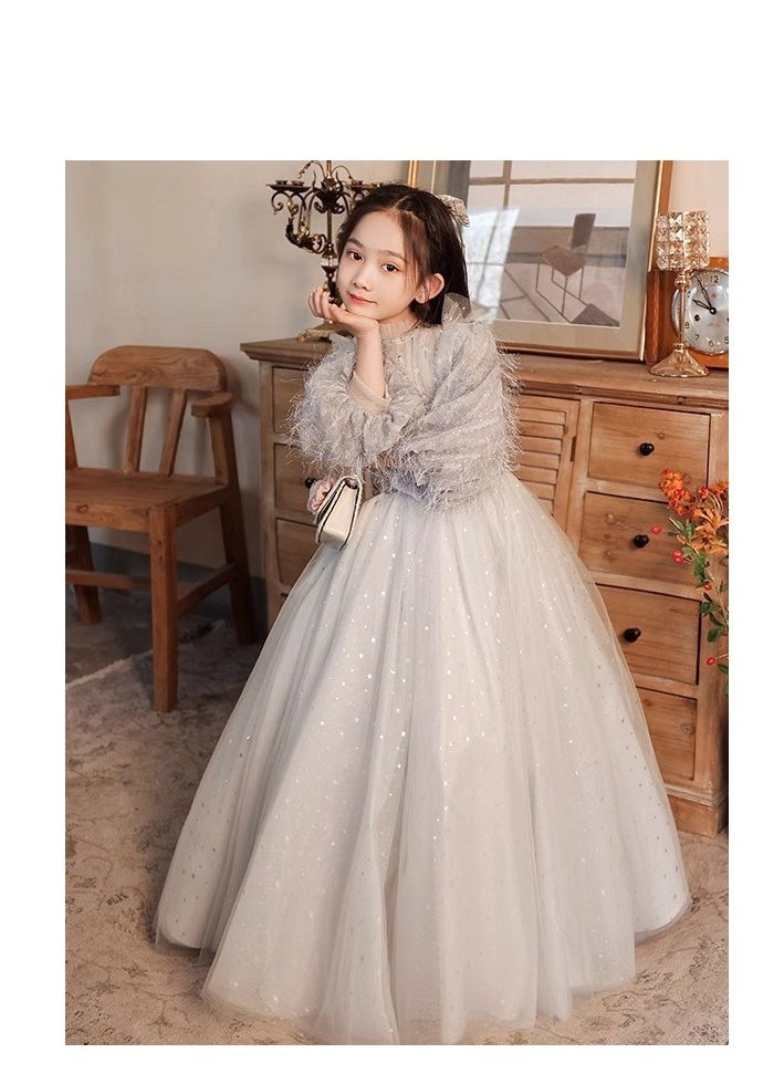 Children's Evening Dress, High-End Birthday Princess Dress