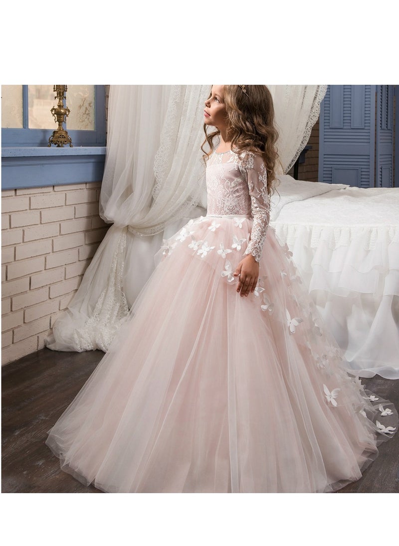 Children's Evening Dress, High-End Princess Dress, High-End Piano Performance Costume