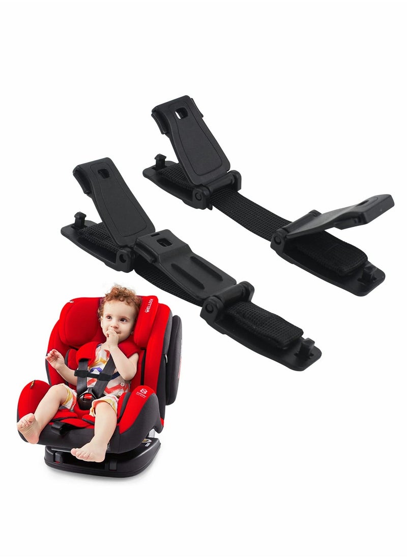 Anti Escape Car Seat Strap Baby Harness Chest Clip, Baby Safety Strap Prevent Children/Kids Taking Their Arms Out of Child Car Seat/High Chairs/Strollers/Baby Reins(2 Pack)