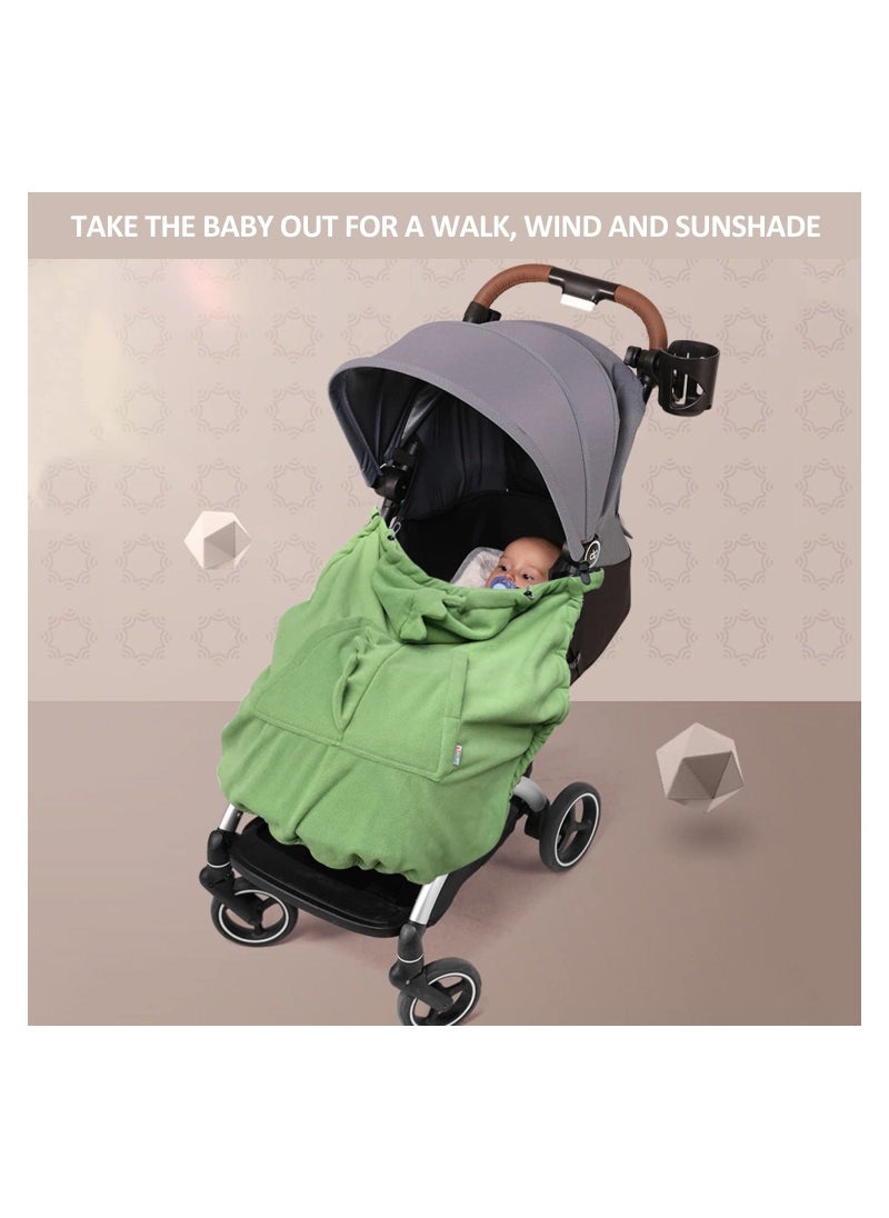 Baby Carrier Cover Universal All Seasons Newborn Stroller Cover Warm Hooded Stretchy Cloak Kangaroo Cloak Hoodie For Babies Carrier Sling