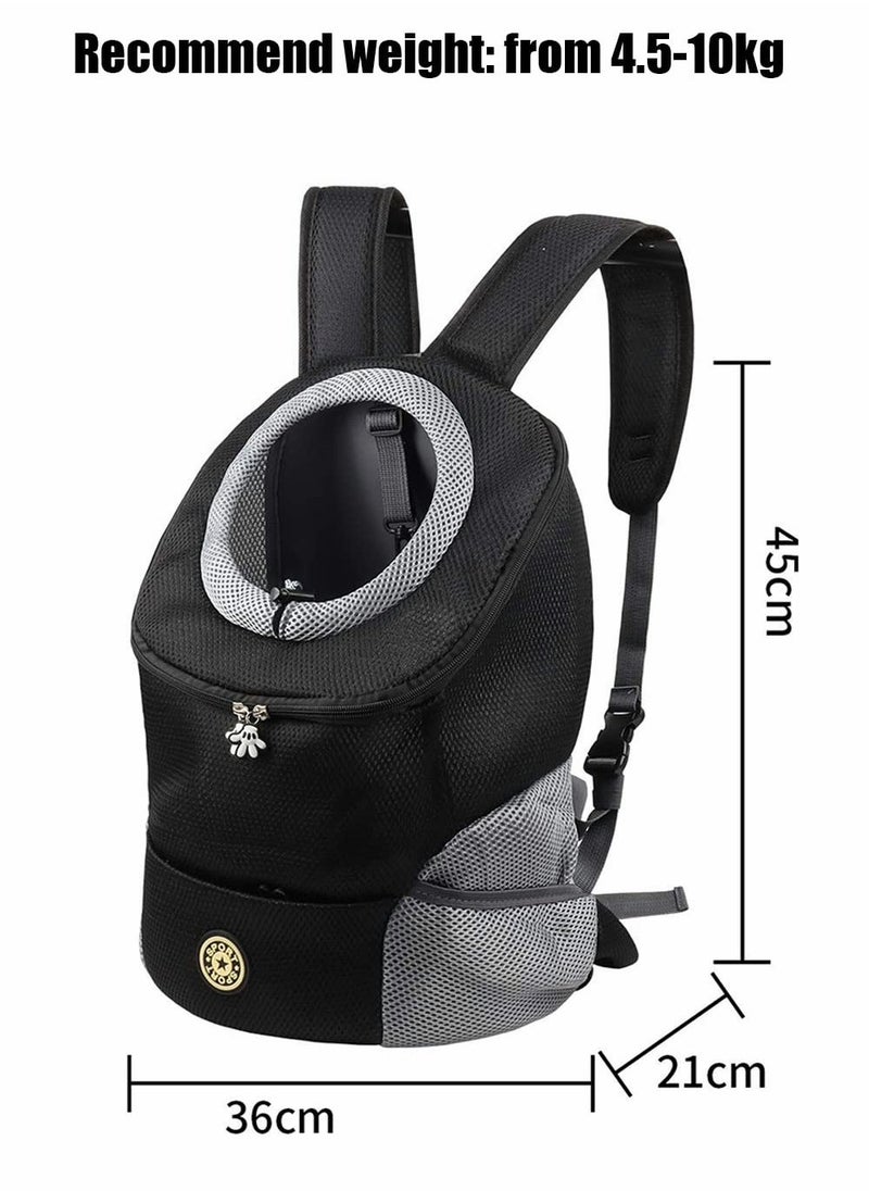 Breathable Pet Carrier Backpack for Dogs and Cats, Comfortable Double Shoulder Design