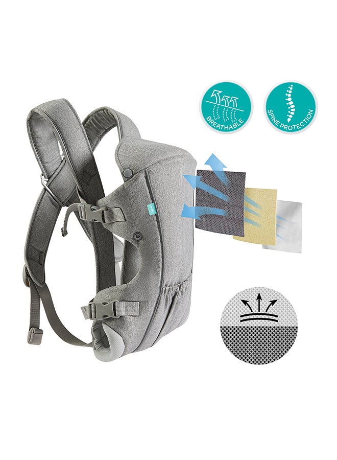 KaryGo 2 in 1- Baby Carrier-Grey Suitable From Birth