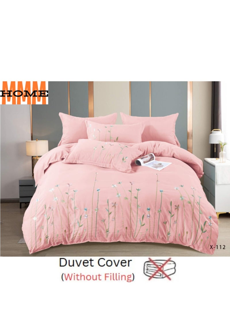 MMM HOME Embroidered 6pcs Super King/King/Single size High Cotton Hotel Master Quality Bedding Set Duvet Cover/Bedsheet/Pillow covers set