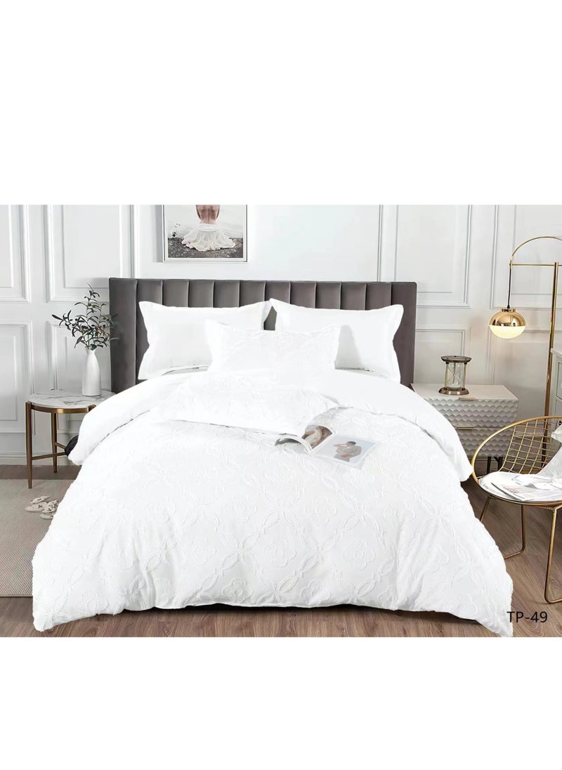 MMM HOME King size High Cotton Master Quality Bedding Set  6pcs Including Duvet Cover/Bedsheet/Pillow covers set