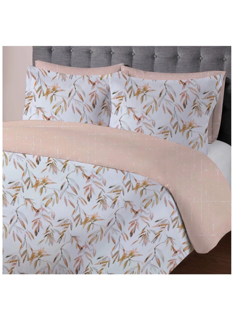 VARESSA QUARS 100% COTTON PRINTED X-KING DUVET COVER SET (4 pcs)