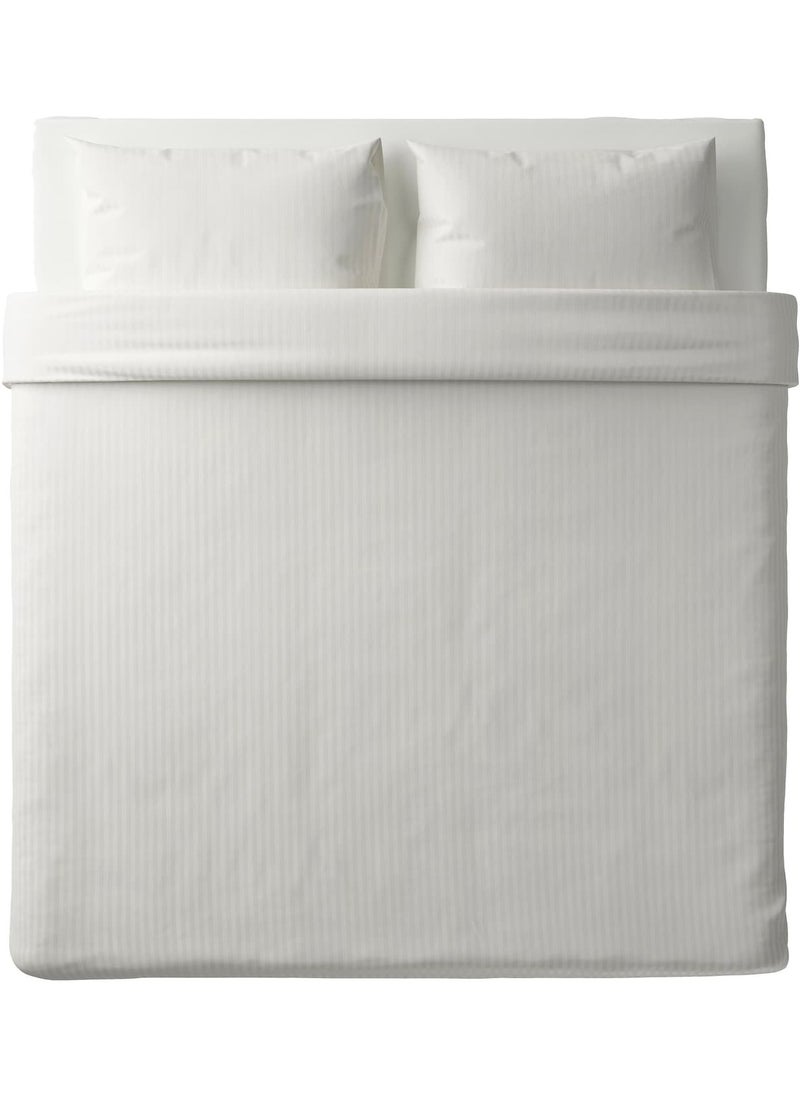 Nattjasmin Duvet Cover And 2 Pillowcases White 240X220/50X80 Cm