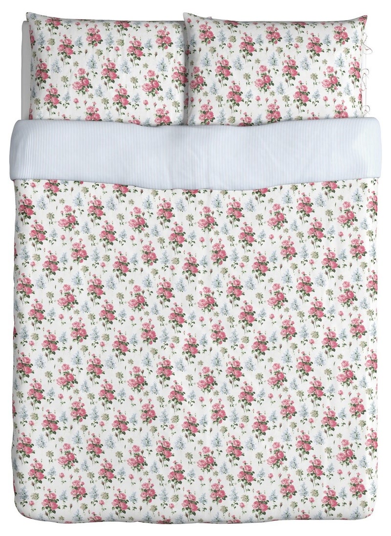 Emmie Soet Duvet Cover And 2 Pillowcases Multicolour 240X220/50X80 Cm