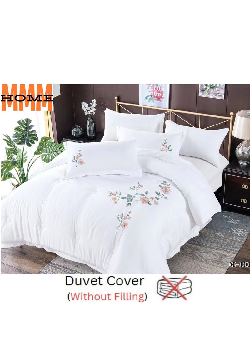 MMM HOME Embroidered 6pcs Super King/King/Single size High Cotton Hotel Master Quality Bedding Set Duvet Cover/Bedsheet/Pillow covers set