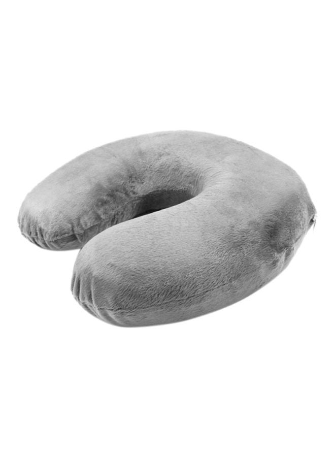 Memory Foam Travel Neck Pillow 30X30Cm Grey 30x30cm