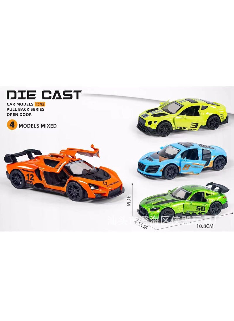 1:43 Alloy Diecast Car Model Toy Gift for Boys4322 [bag] random 1 4322 [bag] random 1