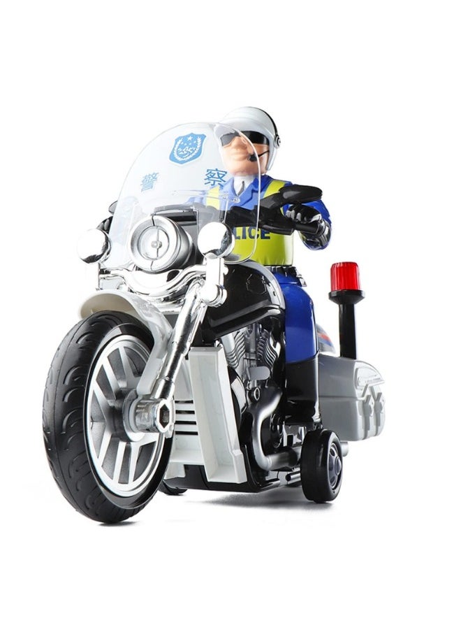 Police Motorcycle Simulation Model | Realistic Display Motorcycle for Gifts & Collectibles