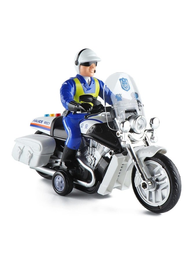 Police Motorcycle Simulation Model | Realistic Display Motorcycle for Gifts & Collectibles