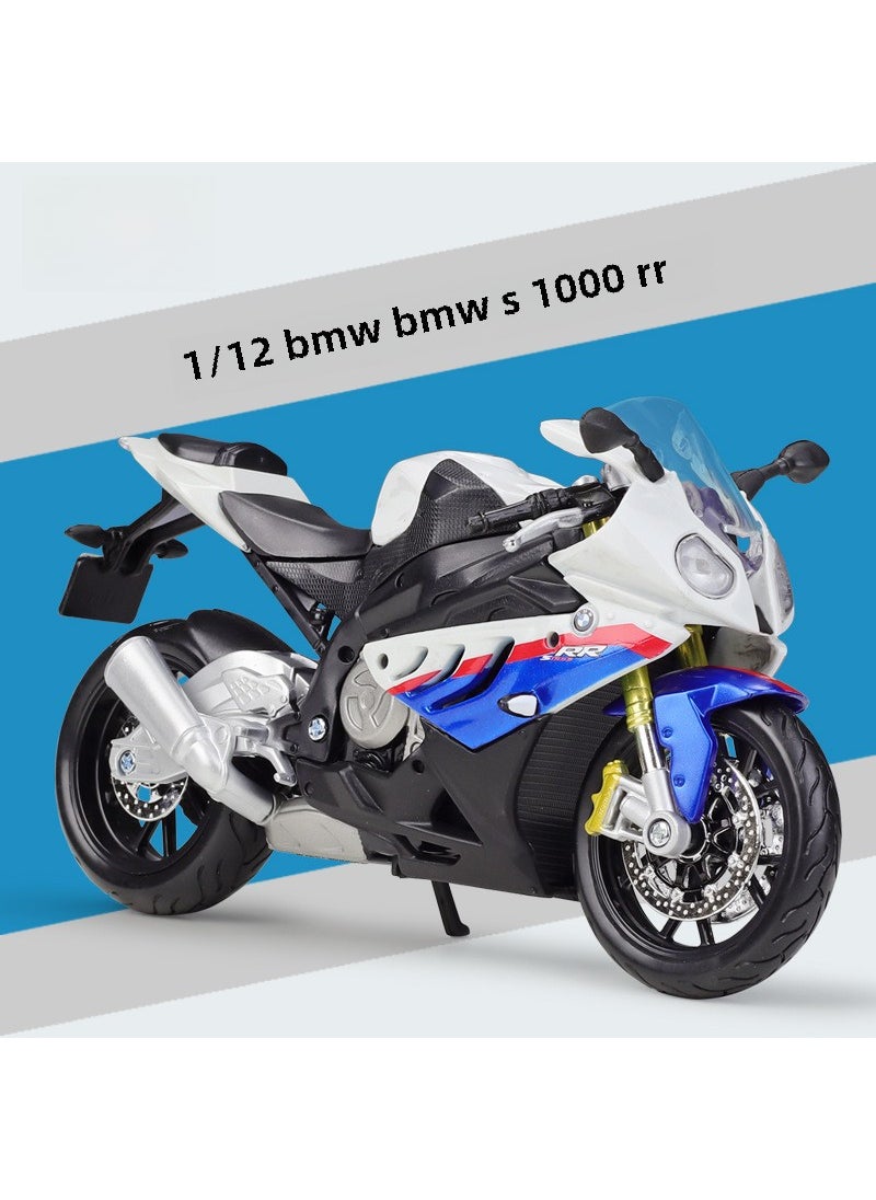 1:12 Suzuki Hayabusa 2022 Alloy Motorcycle Model #31191-BMW S1000 RR