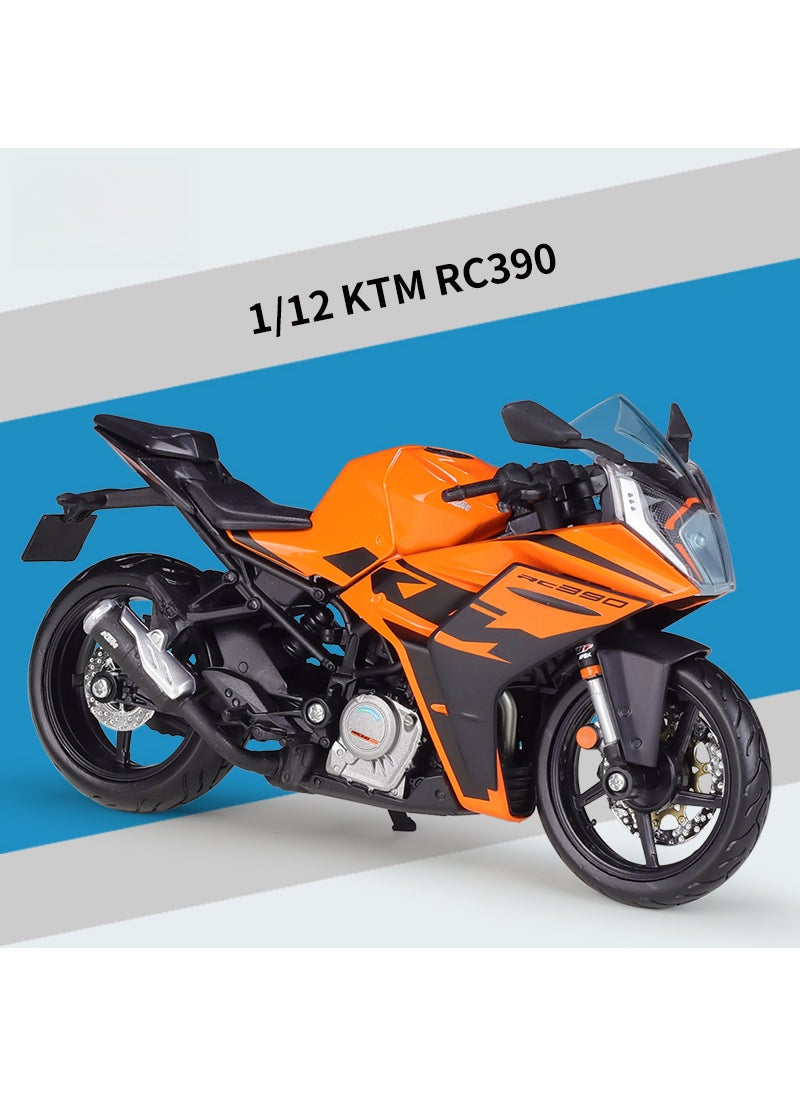 1:12 Suzuki Hayabusa 2022 Alloy Motorcycle Model # 22907-KTM RC390 Orange