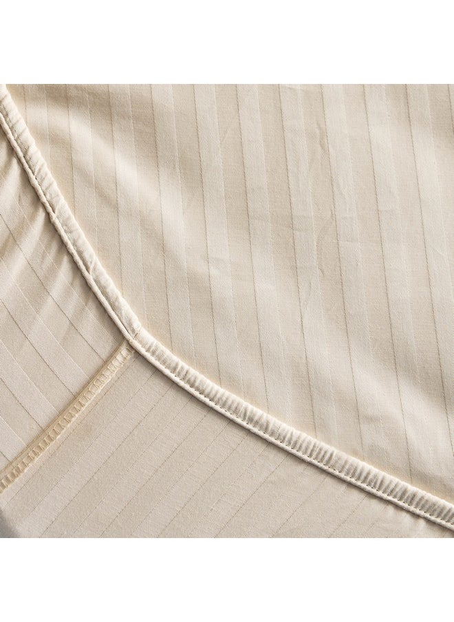 Hamilton Satin Stripe Twin Fitted Sheet 120 x 200 x 36 cm