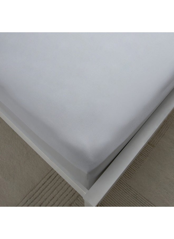 Essential King Cotton Fitted Sheet 180 x 200 x 36 cm