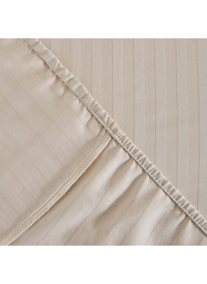 Hamilton Satin Striped Super King Fitted Sheet 200 x 36 x 200 cm