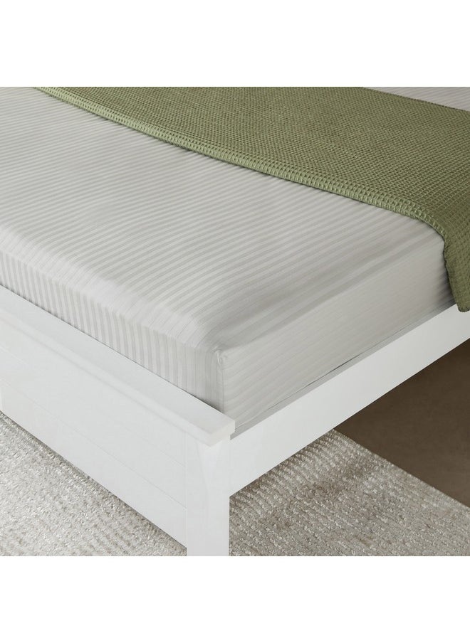 Hamilton Striped Satin Cotton King Fitted Sheet 210 x 36 x 180 cm