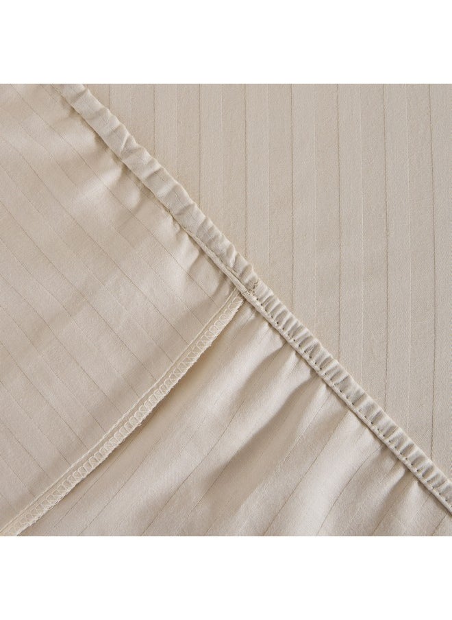 Hamilton Striped Satin Cotton King Fitted Sheet 210 x 36 x 180 cm